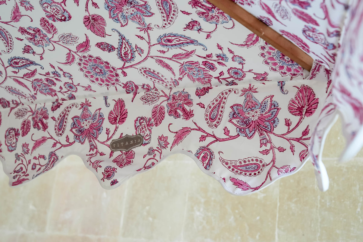 Why Choose an Indian Print Outdoor Umbrella for UK Gardens - TITANIA