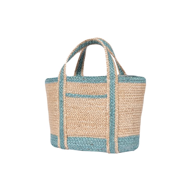 Tote Basket - Aqua Small