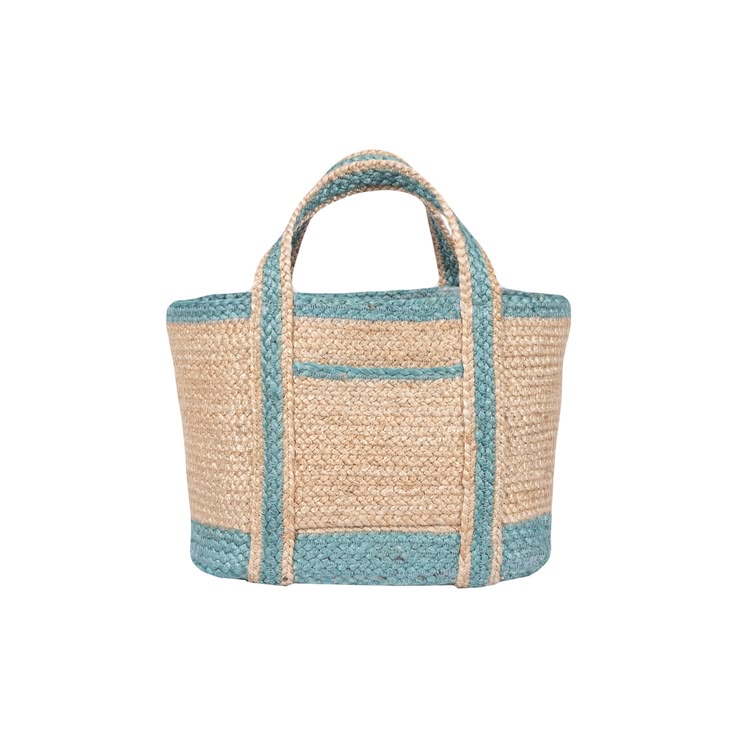 Tote Basket - Aqua Small