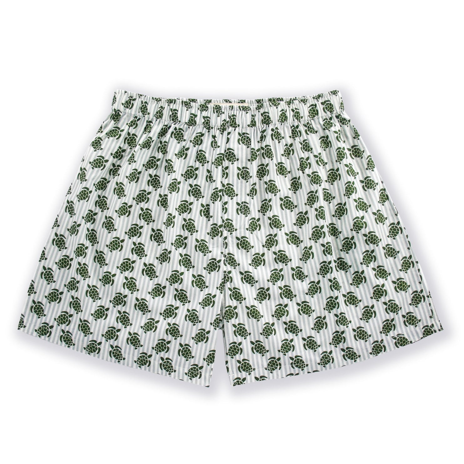 Shorts with turtle pattern