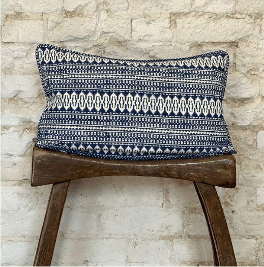 Cushion Cover – Indigo Tukdi - TITANIA product_type