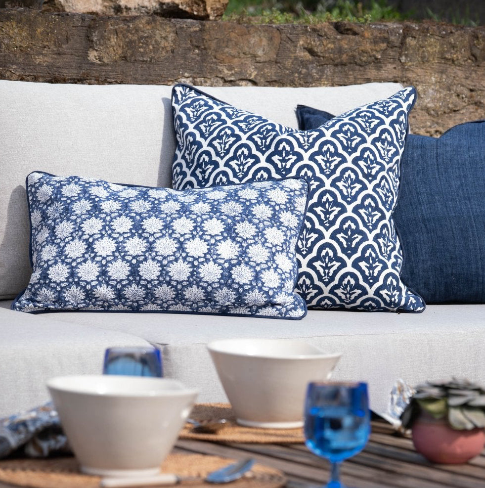 Cushion Cover – Pondicherry Med Blue - TITANIA product_type