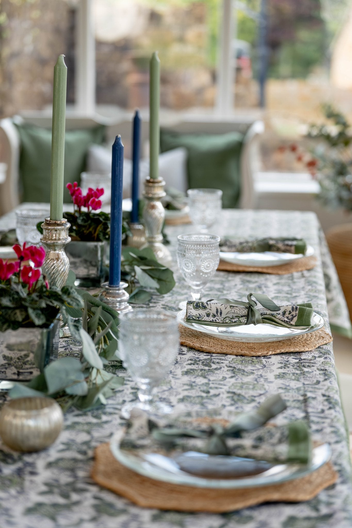 Napkins - Coromandel Green Sloe Set of 4 - TITANIA product_type