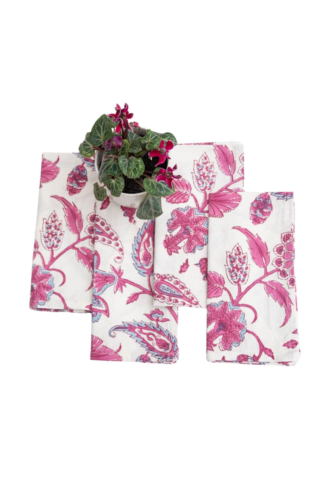 Napkins - Le Jardin Sweet Pea Set of 4 - TITANIA product_type