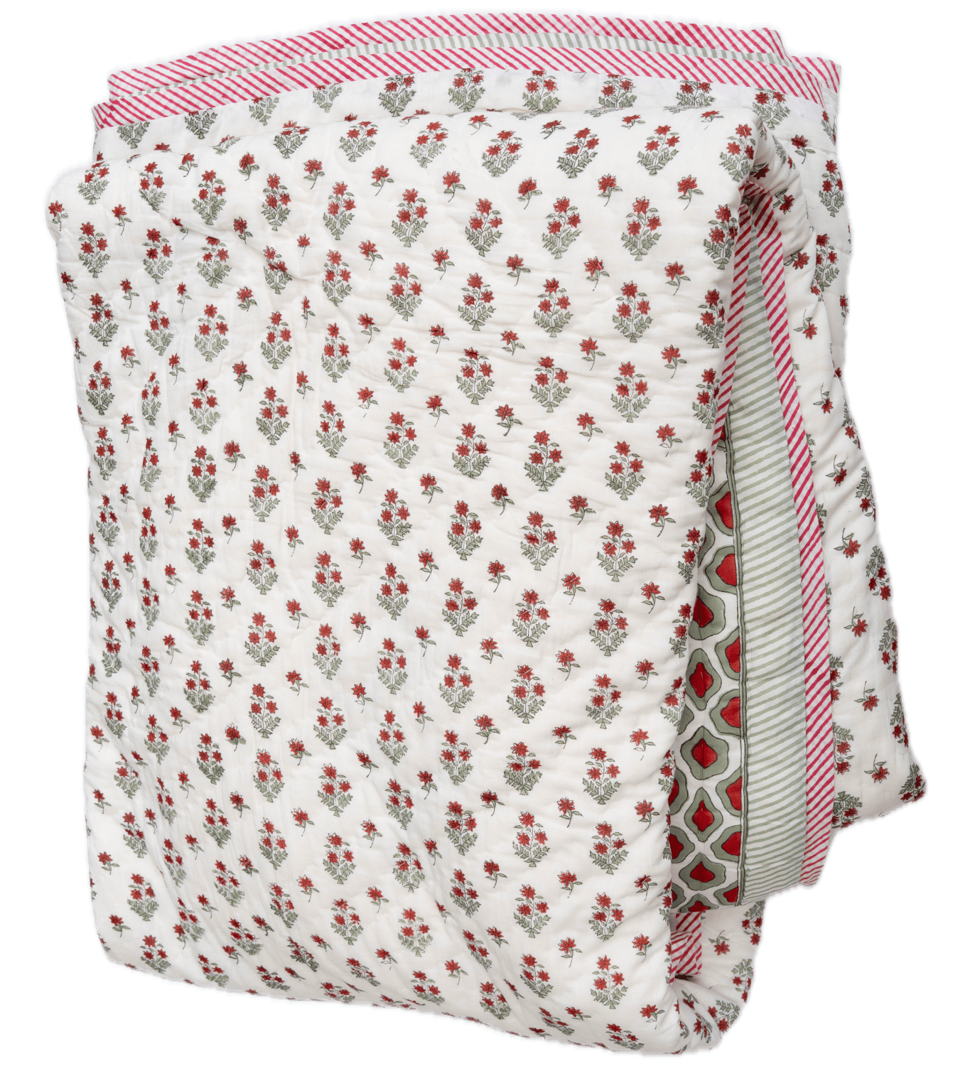 Quilt - Blockprint Winter Booti Queen - TITANIA product_type