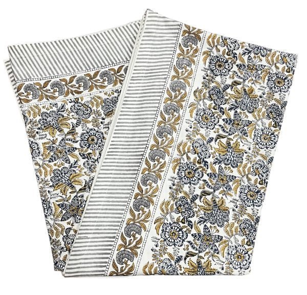 Tablecloth – Coromandel Nut Blue 170 x 270cm - TITANIA product_type
