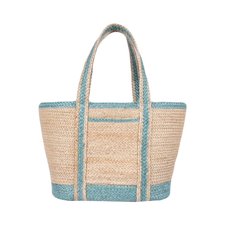 Tote Basket -  Aqua Large