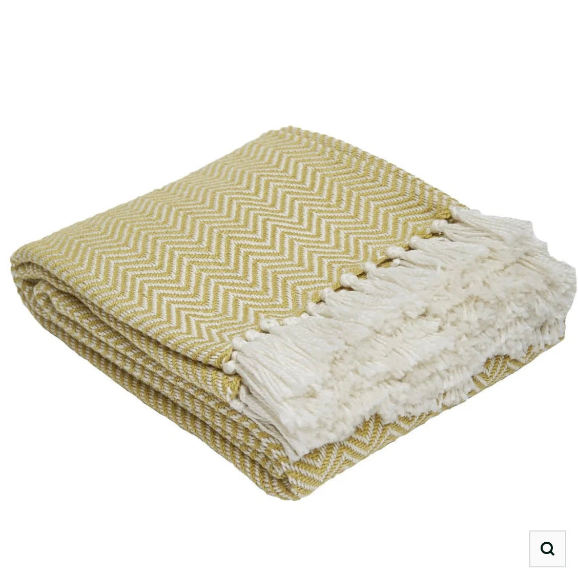 Throw - Herringbone Gooseberry