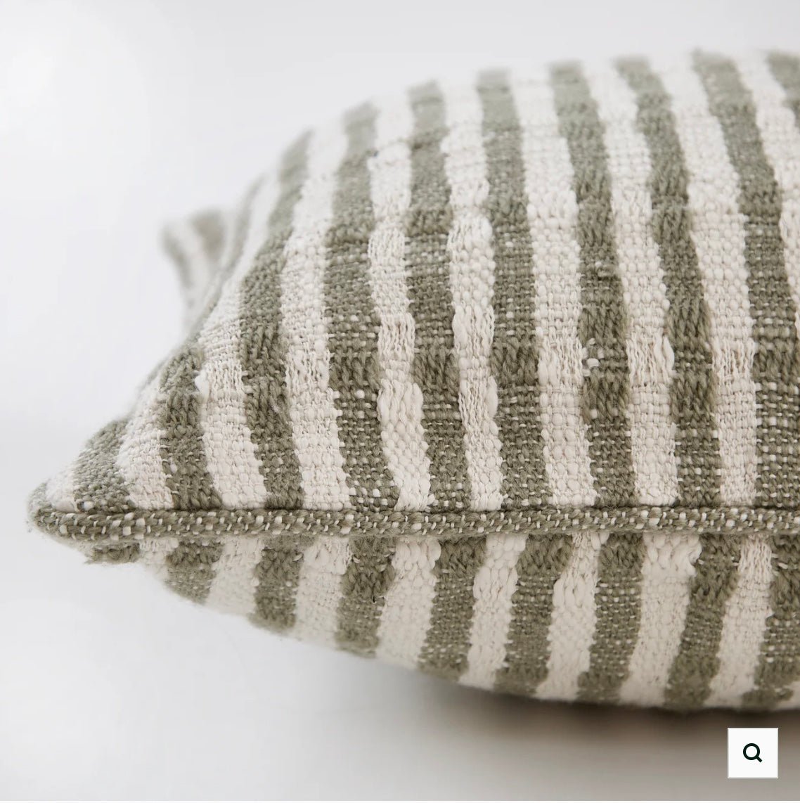Cushion - Breton Stripe Eucalyptus - TITANIA product_type 