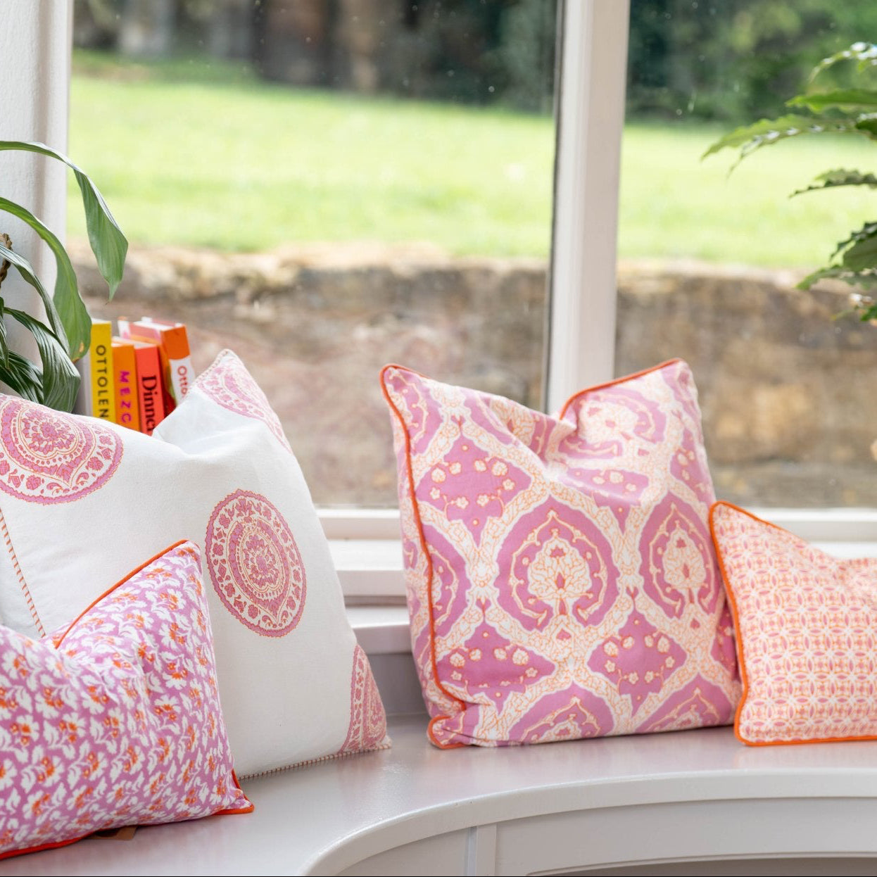 Cushion Cover - Burnt Spice Geometric - TITANIA product_type 