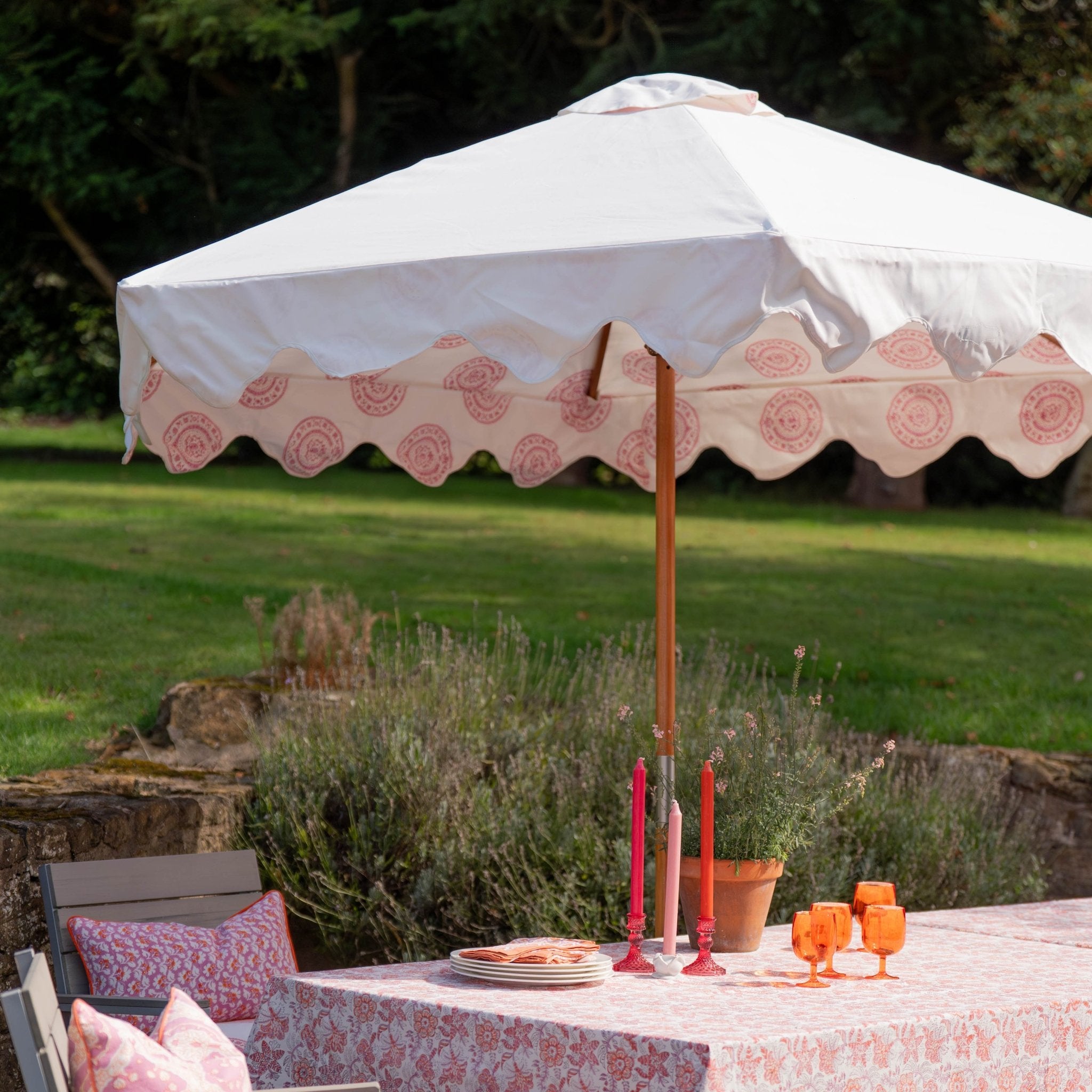 Garden Umbrella – Soffi Mandala Burnt Spice - TITANIA product_type 