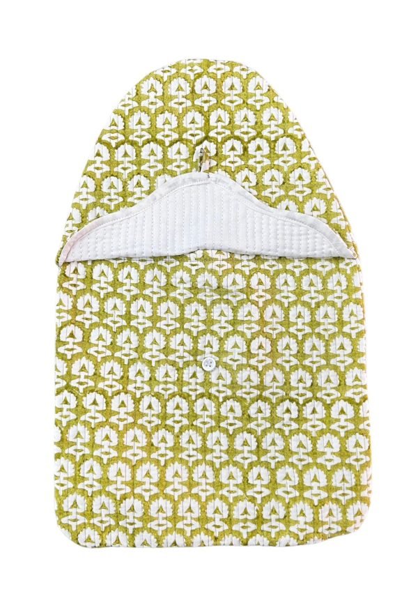Hot Water Bottle Cover – Ambika Sap Green - TITANIA product_type 