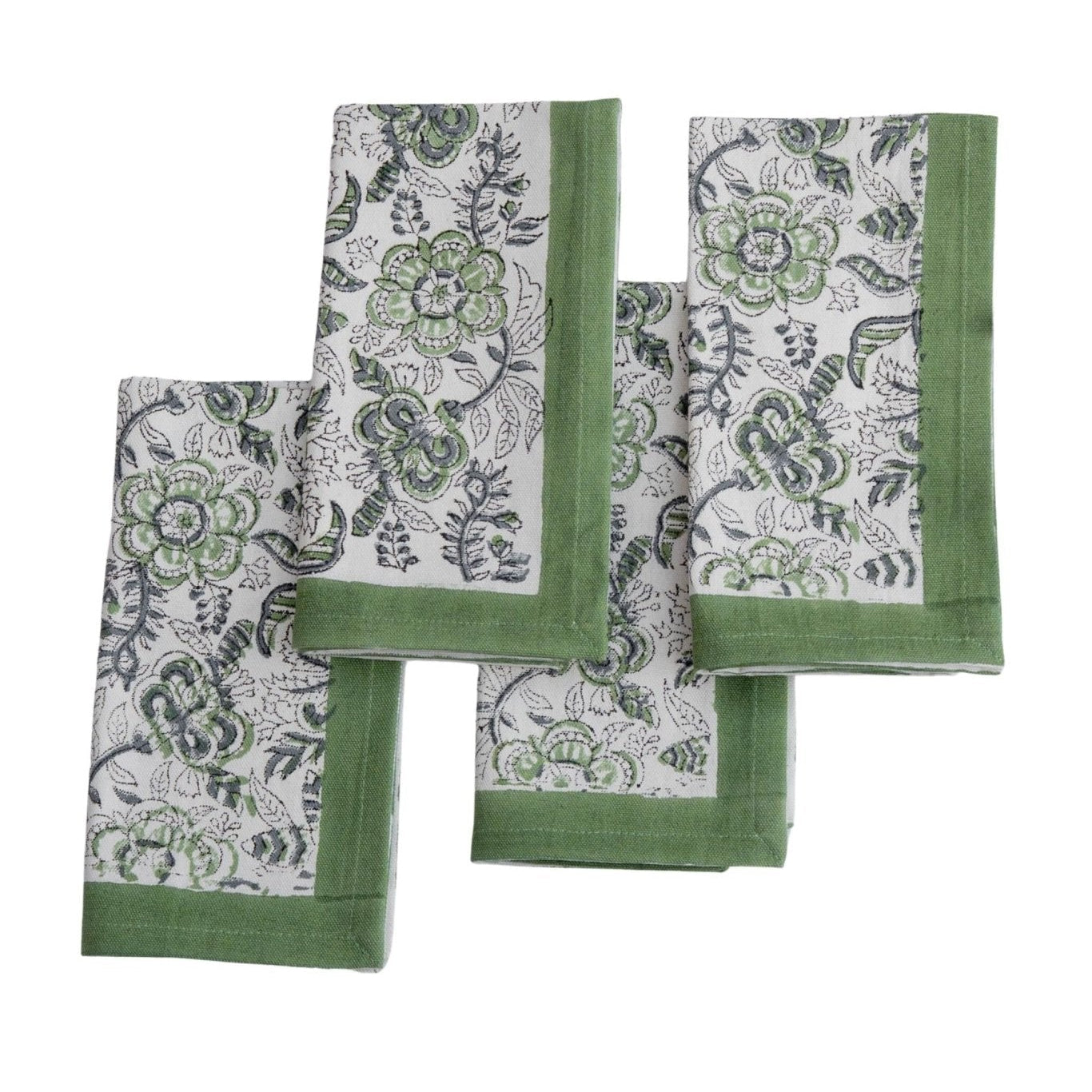 Napkins - Coromandel Green Sloe Set of 4 - TITANIA product_type 