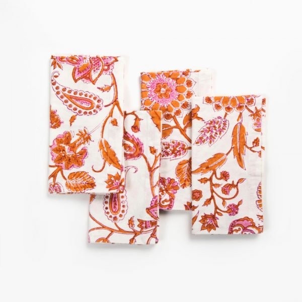 Napkins – Le Jardin Burnt Spice Set of 4 - TITANIA product_type 