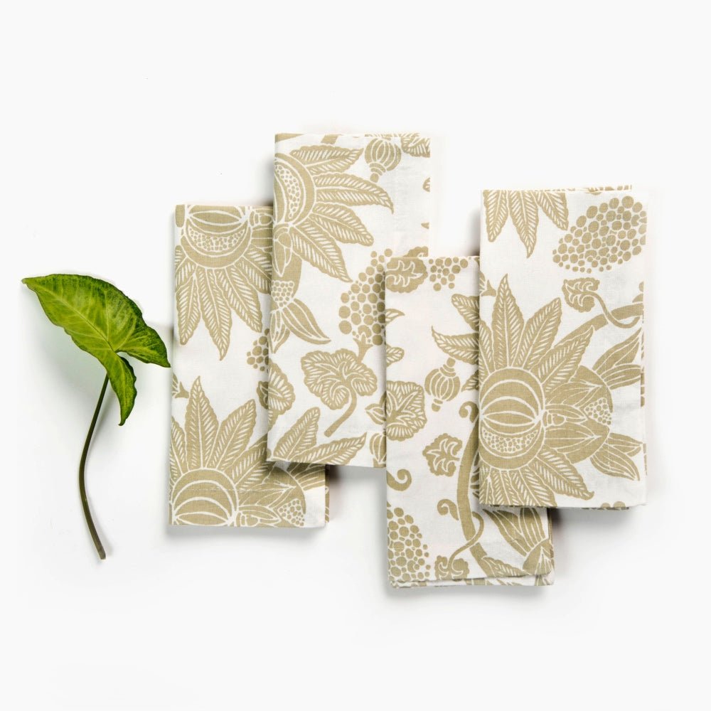 Napkins – Pomegranate Eucalyptus Set of 4 - TITANIA product_type 