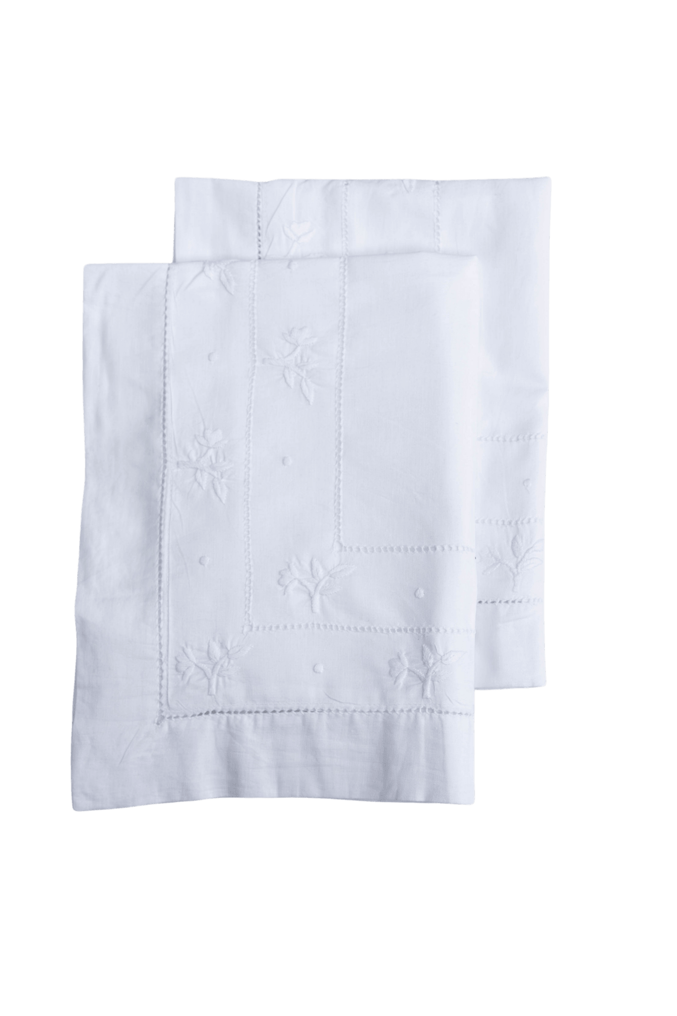 Pillowcases - Floral Border Pair - TITANIA product_type 