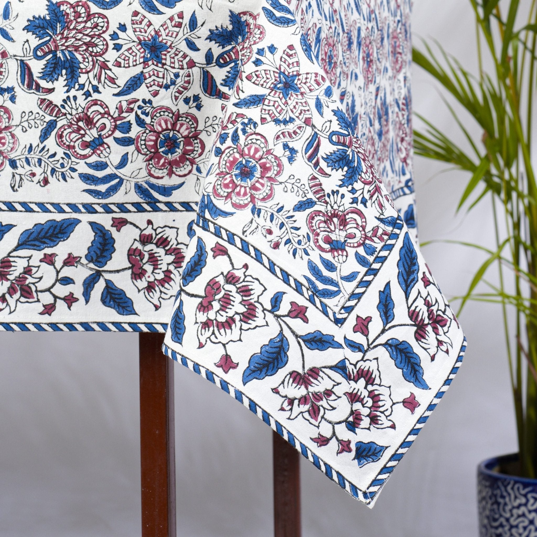 Tablecloth – Coromandel Berry Blue - TITANIA product_type 