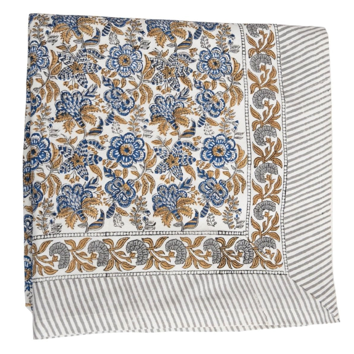 Tablecloth - Coromandel Nut Blue - TITANIA product_type 